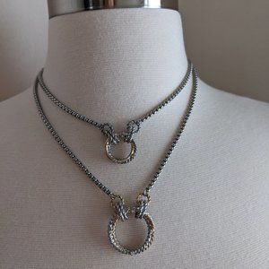 WHBM - 2Tone Short/Separable Necklaces